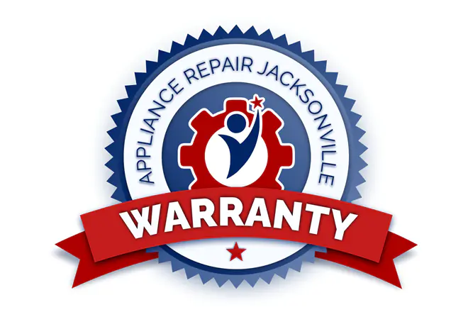 Leader Appliance Repair 100 days Warranty seal