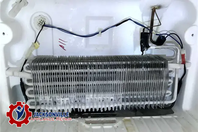 Refrigerator freezer evaporator repair