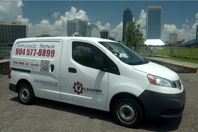 Appliance Repair Jacksonville company van